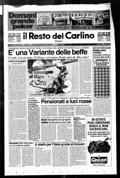 Il Resto del Carlino : giornale dell'Emilia